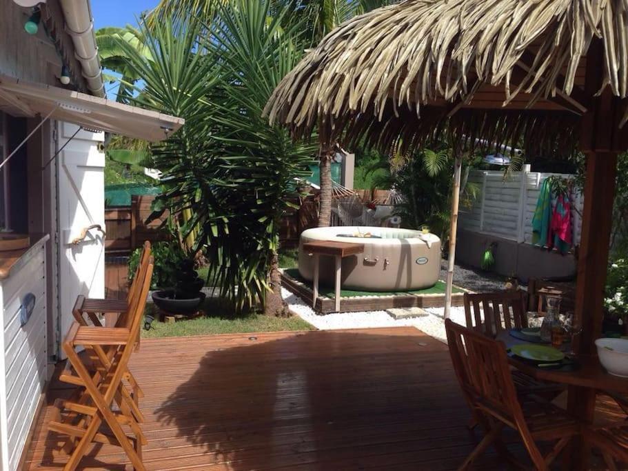 Charmant Bungalow Un P'Tit Coin De Paradis Saint-Francois  Dış mekan fotoğraf